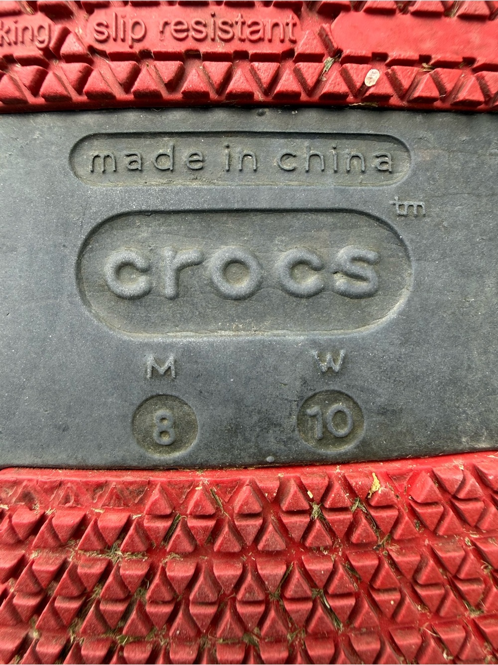 Crocs Bistro Black body with a tan strap - Picture 3 of 8